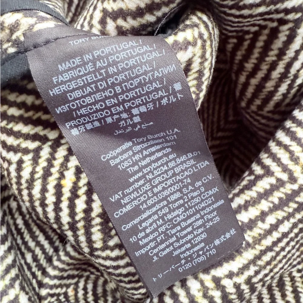 Tory Burch Gray Tweed Flare Trousers